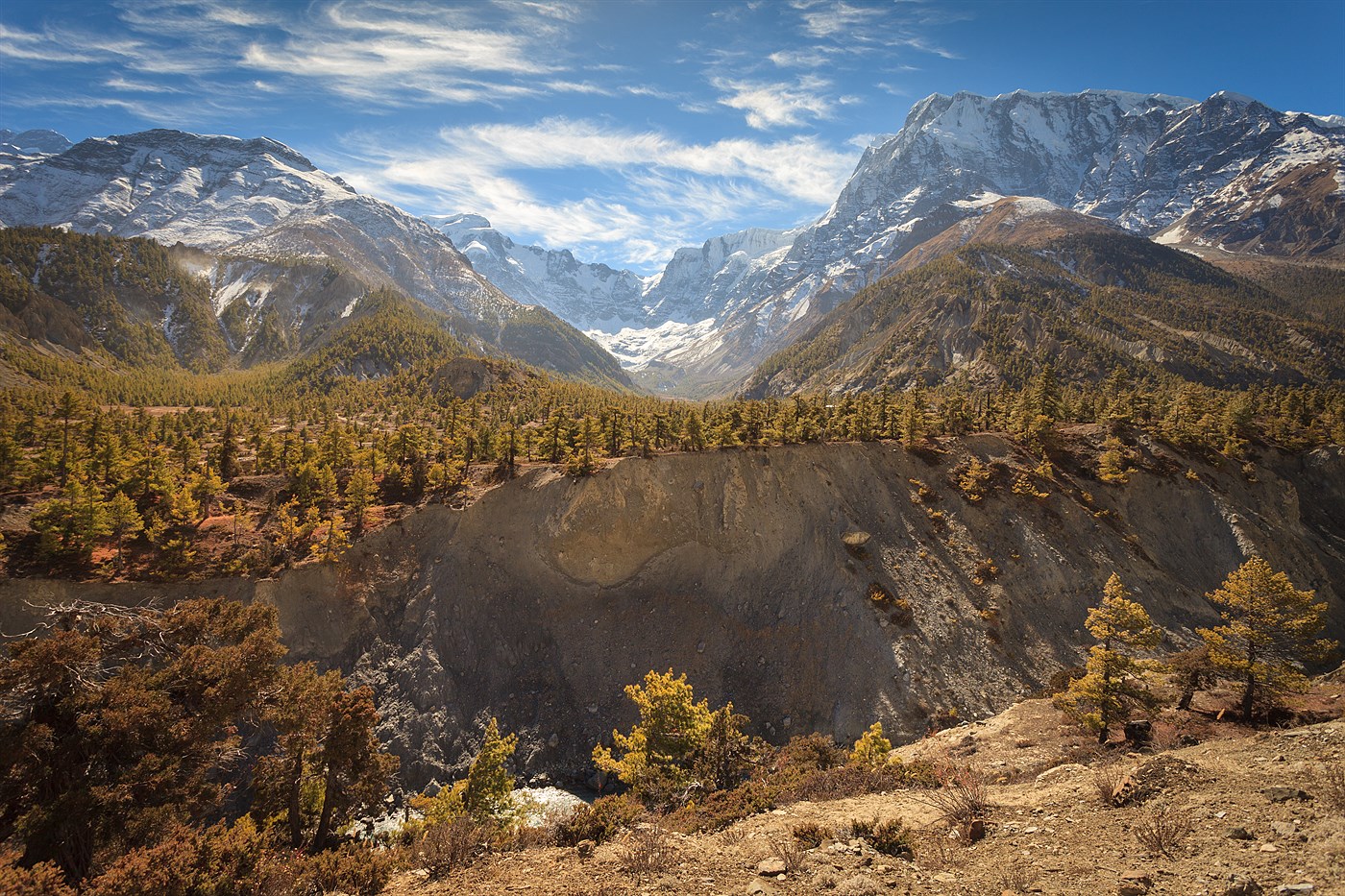 Annapurna Range from North, photo