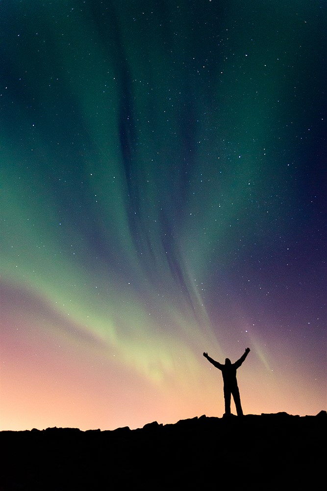 Aurora in Keflavík, photo