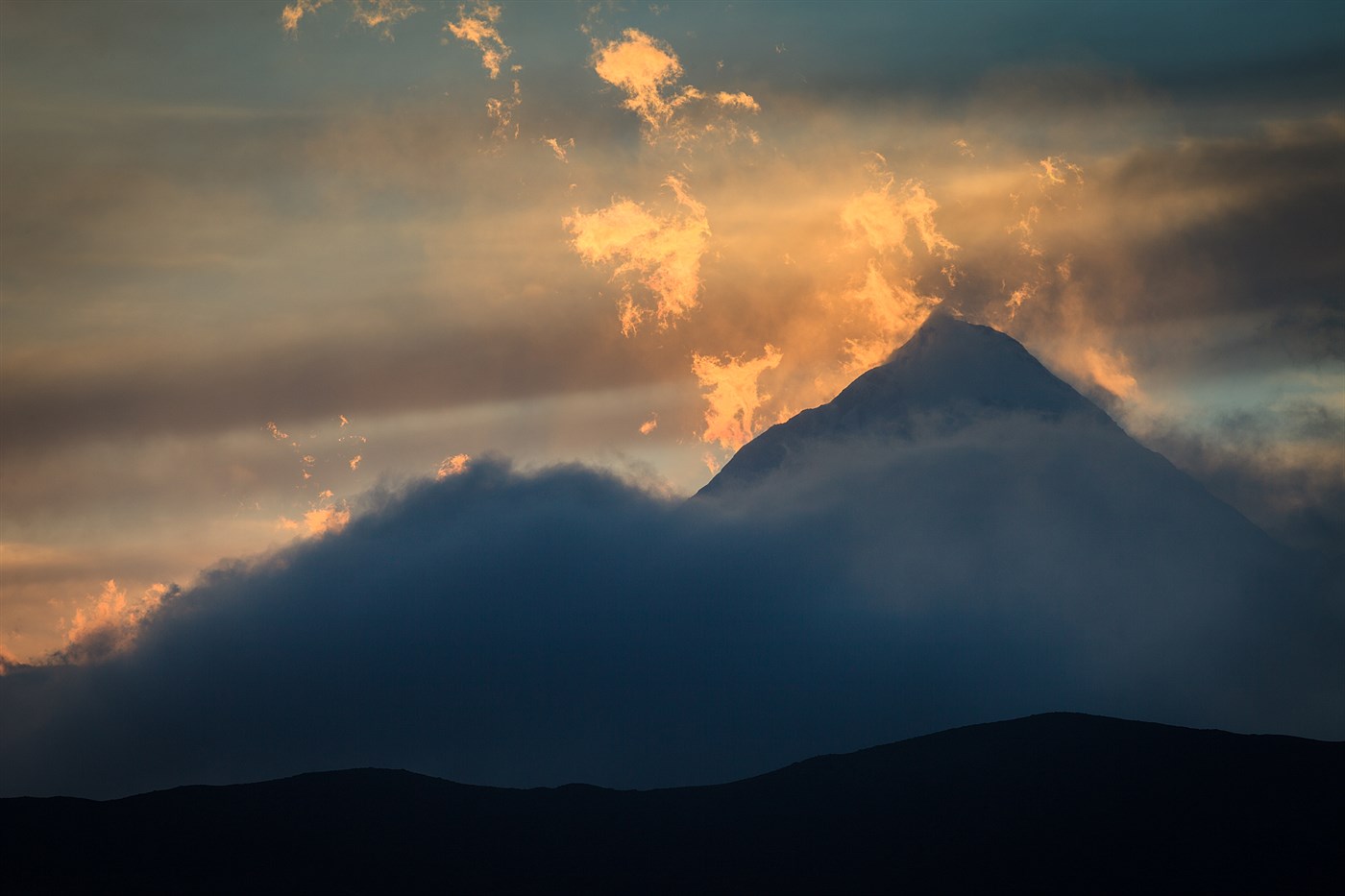 Dhaulagiri sunset, photo