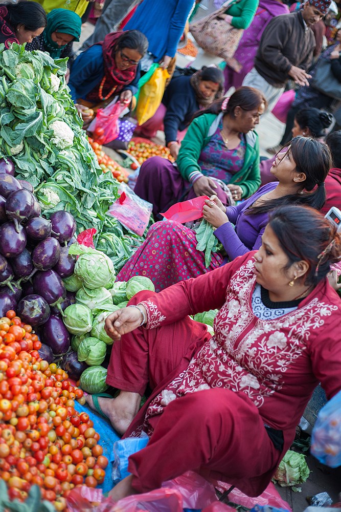 Vegetable market, photo