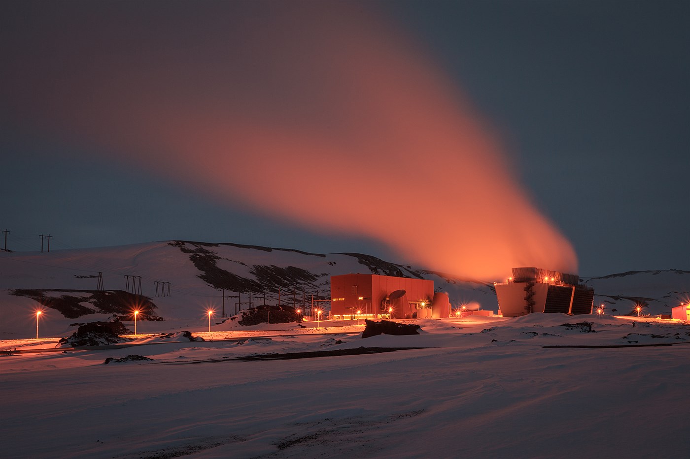 Power Station near Mývatn, photo