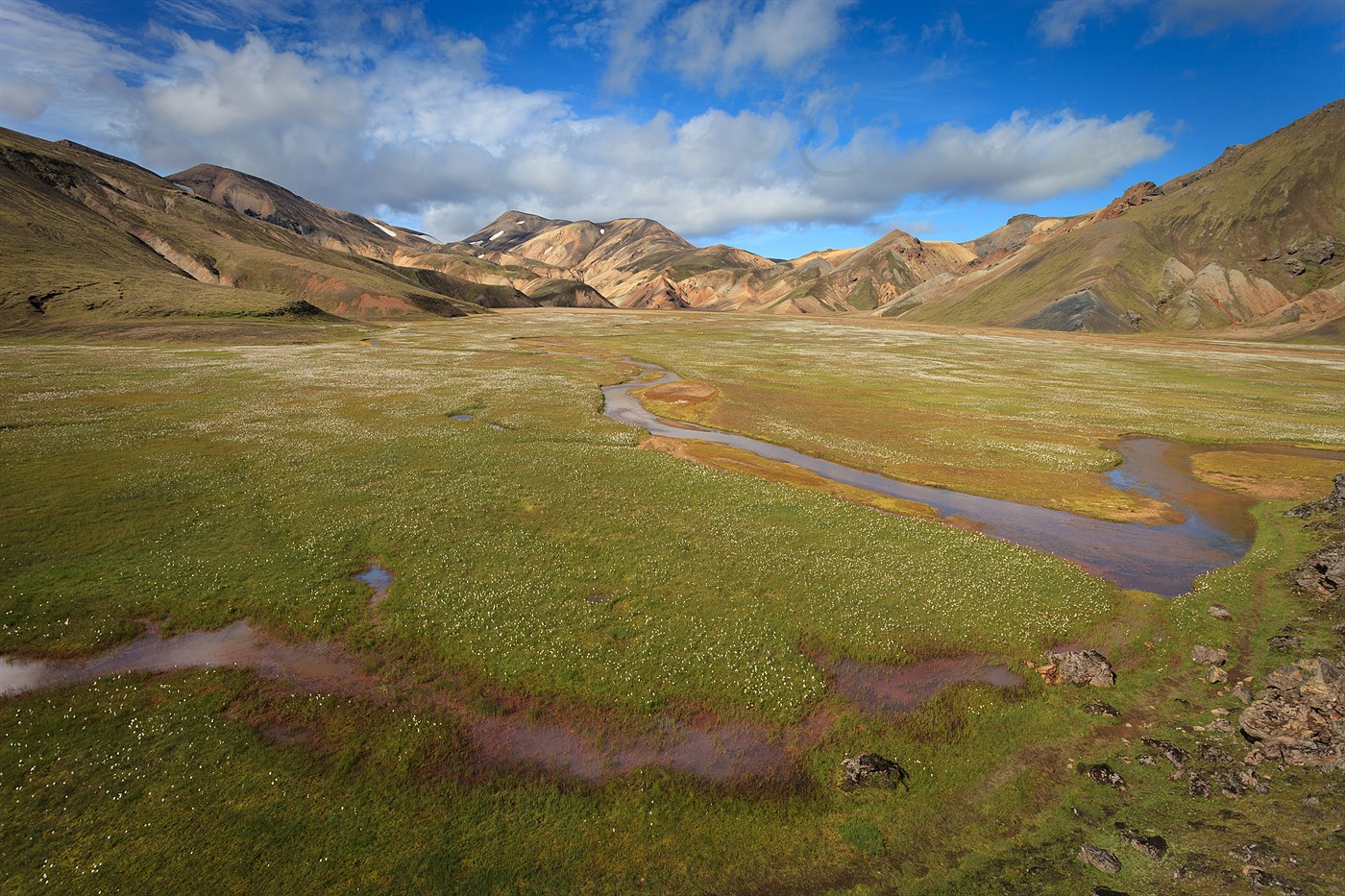 Landmannalaugar - řeka Námkvísl, photo