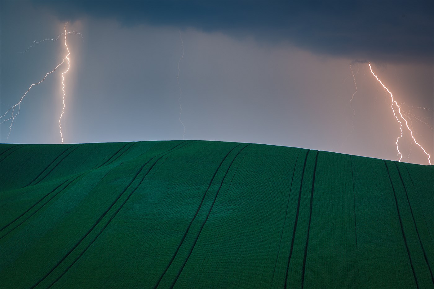 Storm in South Moravia, photo