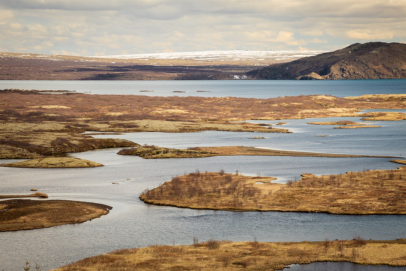 Jezero v Þingvelliru, photo