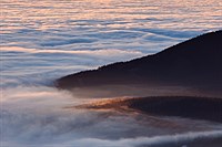 Inversion Sunrise View to Černá Hora