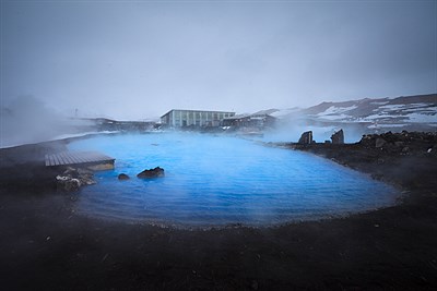 Pool near Mývatn