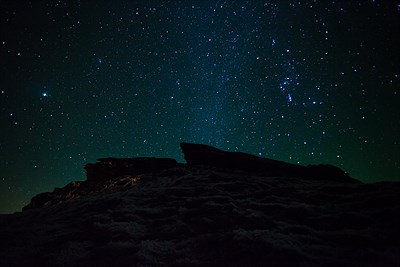 Milky Way over Peter's Stones photo