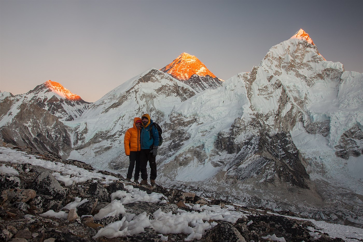 Mount Everest z Kala Patthar, photo