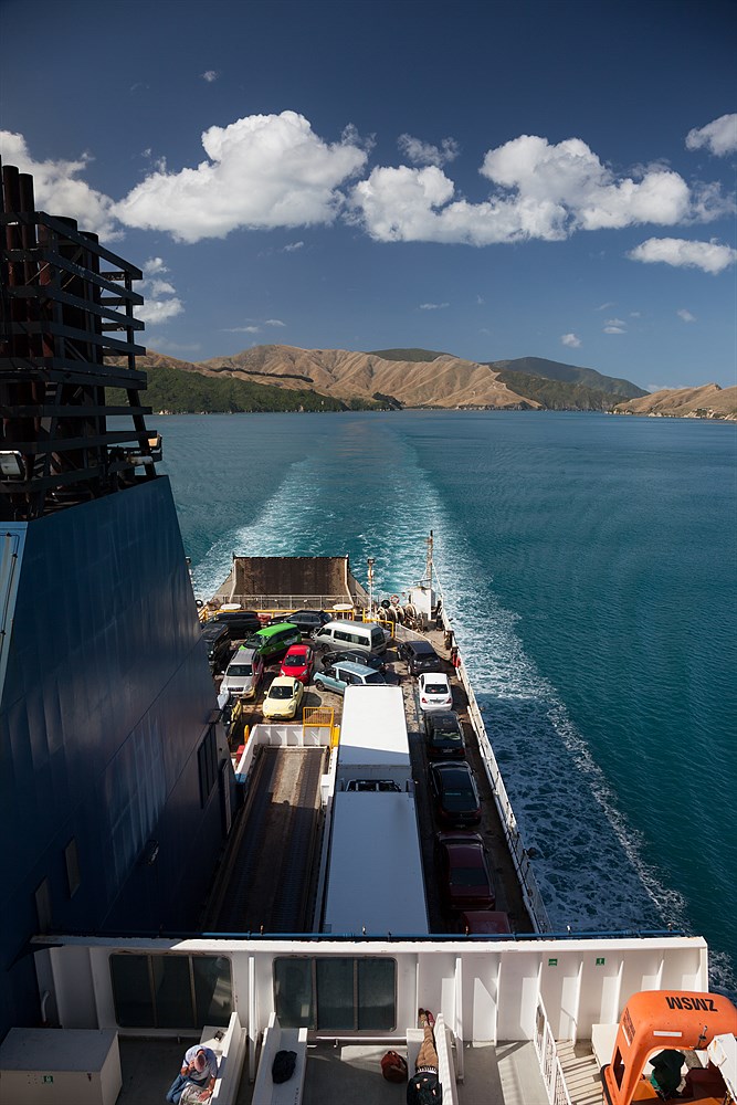 Ferry in Marlborough Sounds, photo