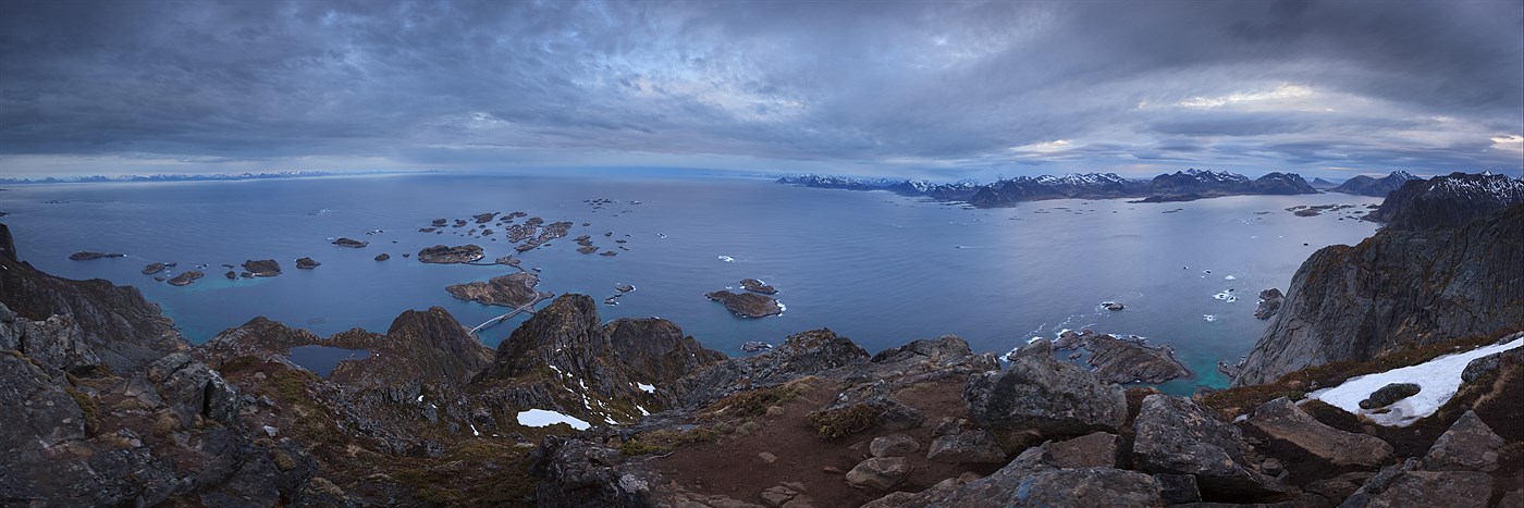 Panorama z Festvågtindu, photo
