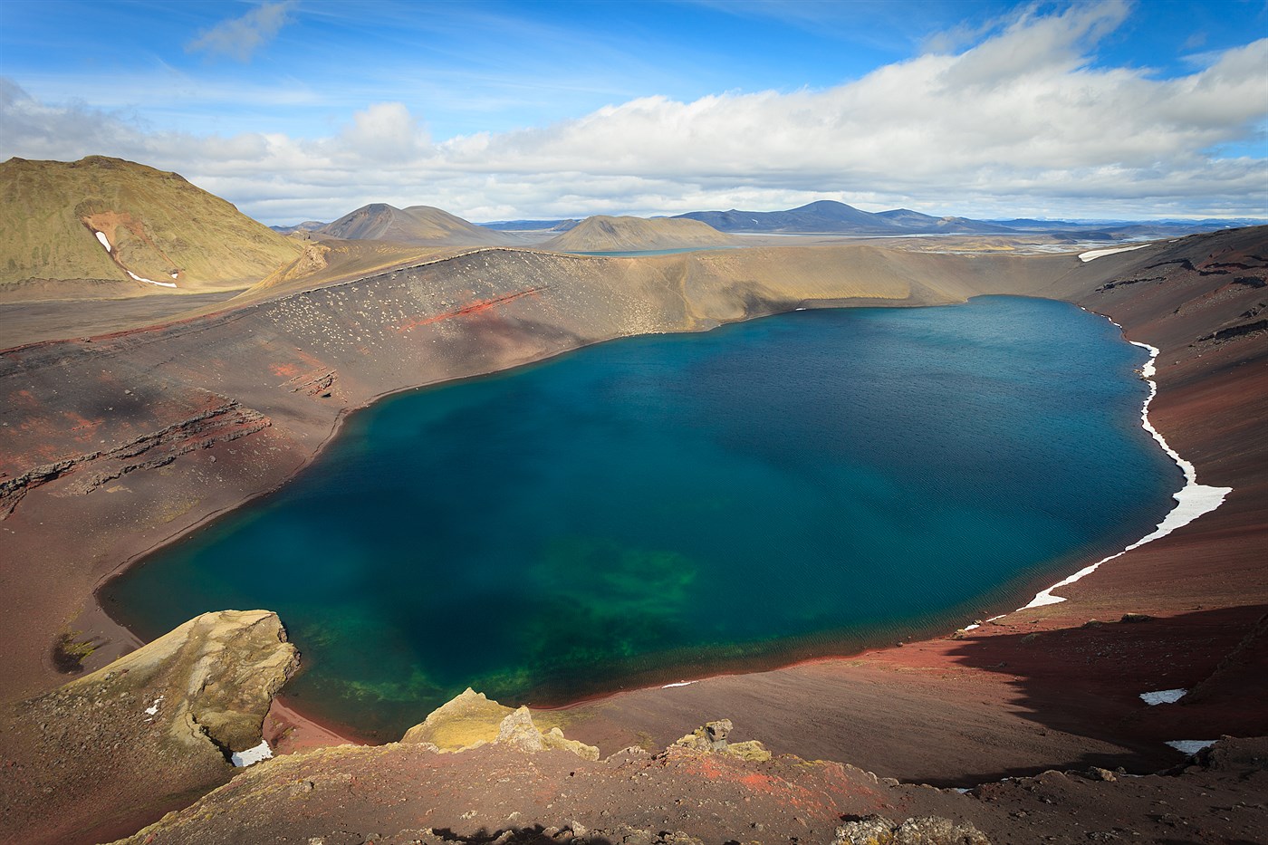 Ljótipollur lake, photo