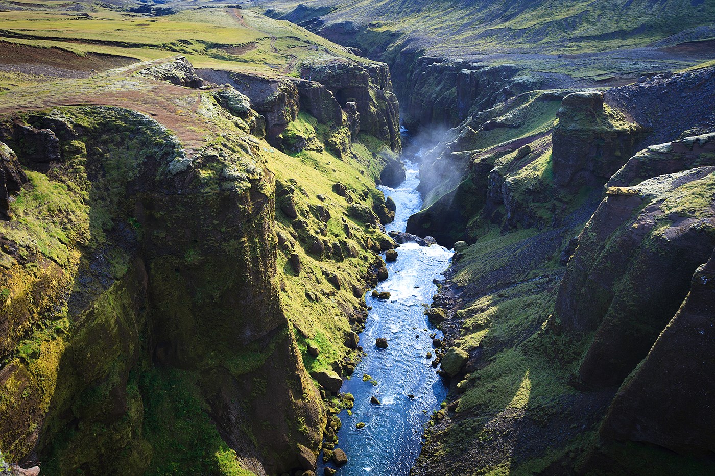 Skógá canyon, photo