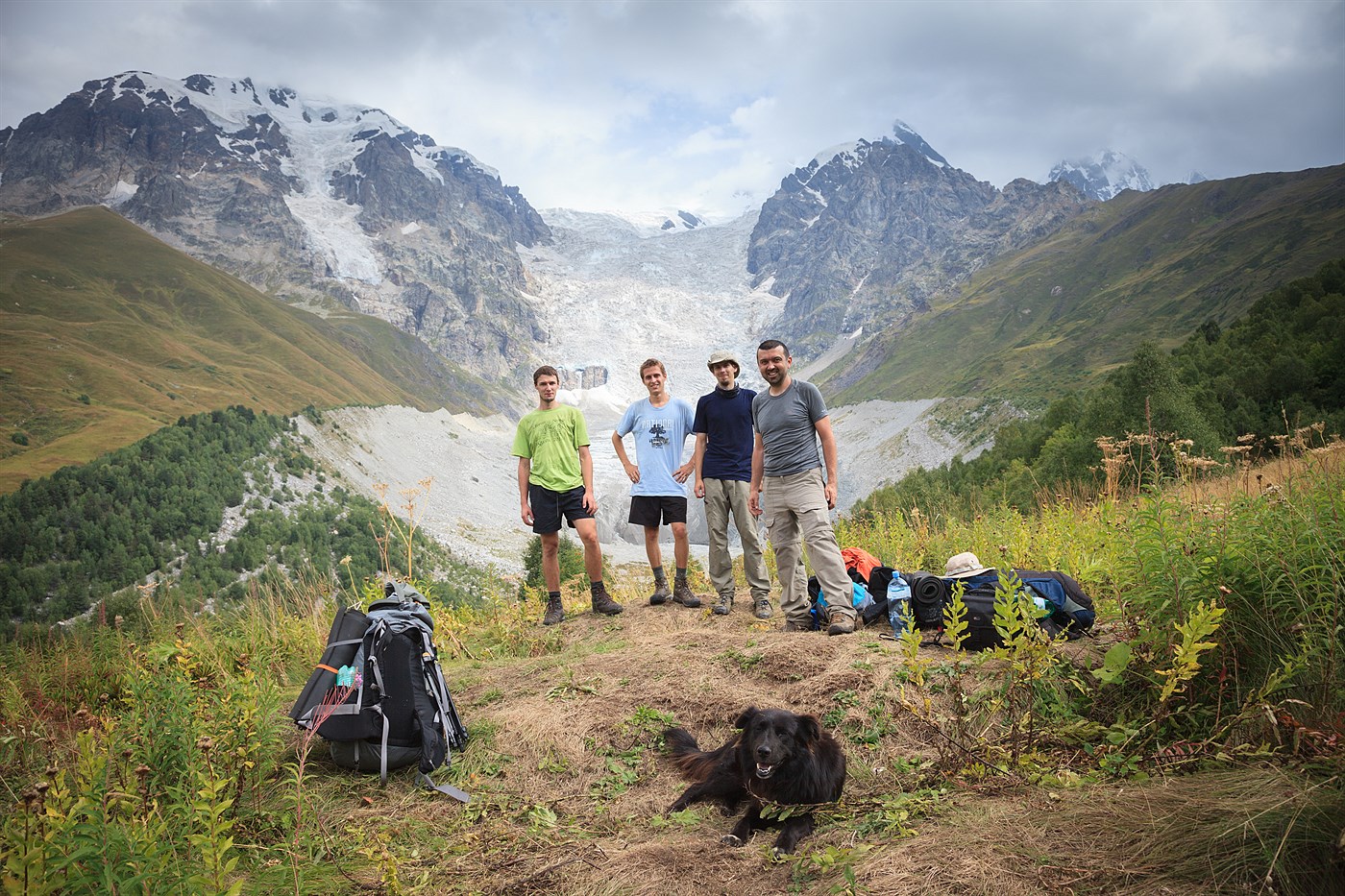 Adishi glacier, photo