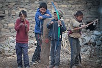 Archery in Manang