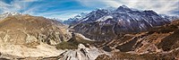 Panorama of Manang